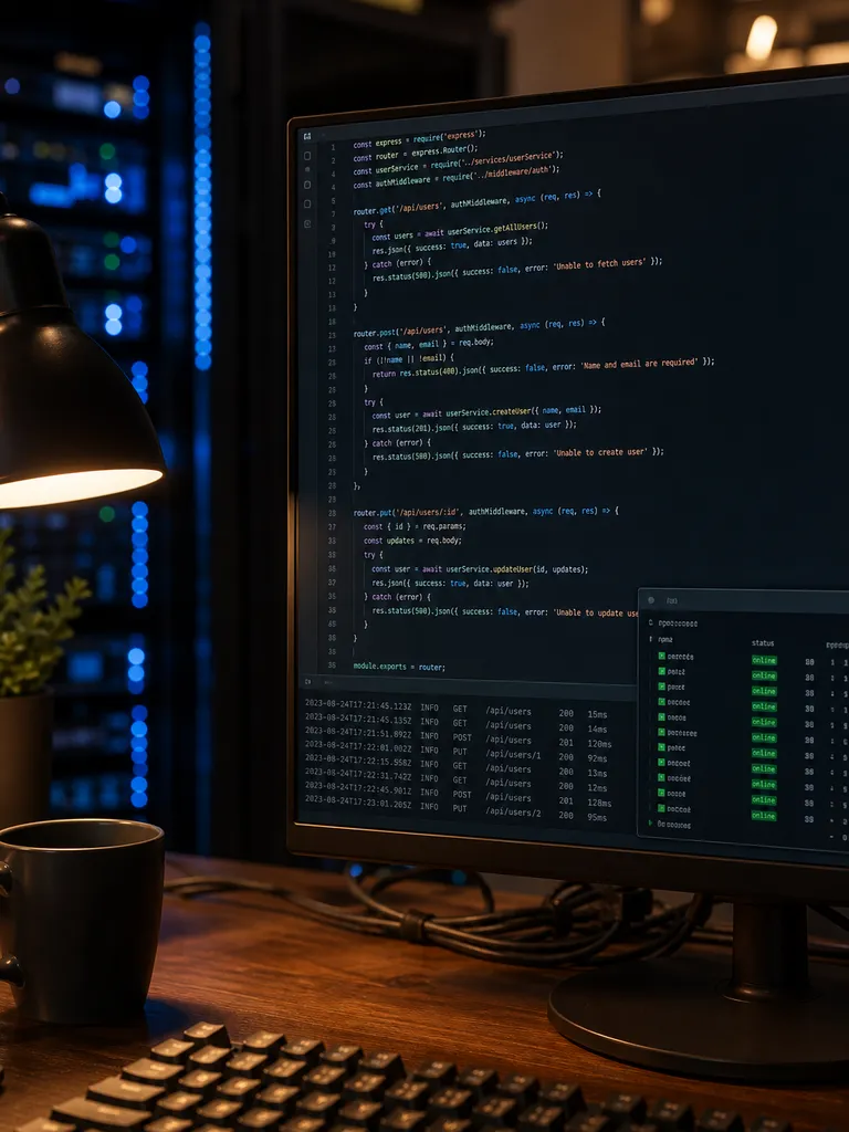 разработка бэкенда на nodejs с chatgpt