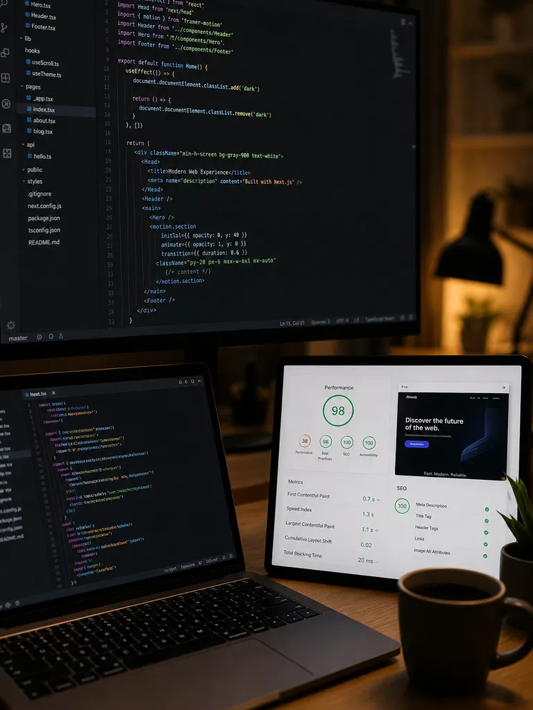 разработка сайтов на react
